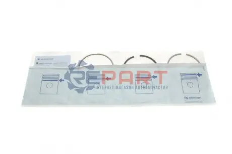 Фото Кільця поршневі Fiat Bravo/Doblo 1.9JTD 96-03 (82.0mm/STD) (2-2-2) KOLBENSCHMIDT (800050210000) зображення 1