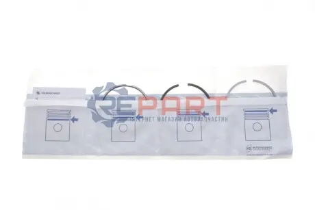 Кільця поршневі VW Caddy/Golf/Passat 2.0SDI/TDI 04- (81.00mm/STD) (1.75-2-3) KOLBENSCHMIDT 800070510000 Купити в Україні