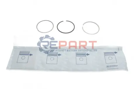 Кільця поршневі Citroen Berlingo/Peugeot Partner 08- 1.6 HDi (75mm/STD) (1.95-2.0-2.5) KOLBENSCHMIDT 800109010000 Купити в Україні