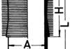 Гільза циліндра двигуна KOLBENSCHMIDT 88684110 (фото 1)