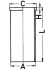 Гільза (101х97,5) DB OM314/362/356/364/366 з буртiком KOLBENSCHMIDT 89 543 190 (фото 2)