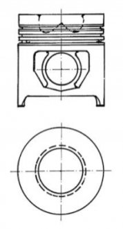 Поршень KOLBENSCHMIDT 90158700 (фото 1)