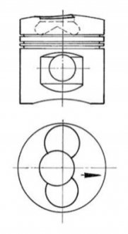 Поршень KOLBENSCHMIDT 90915700