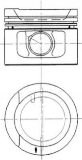 Поршень KOLBENSCHMIDT 90942600