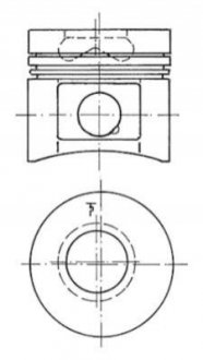 Поршень KOLBENSCHMIDT 91260610