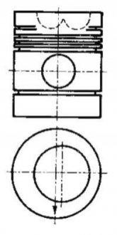 Поршень KOLBENSCHMIDT 92772600