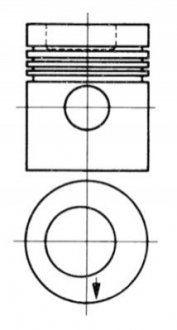 Поршень (діаметр 97мм, STD) KOLBENSCHMIDT 93882600