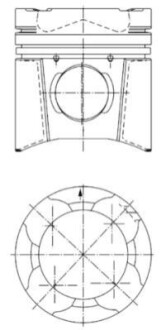 Поршень KOLBENSCHMIDT 94846600 (фото 1)