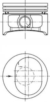 Поршень двигателя KOLBENSCHMIDT 94865620