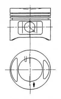 Поршень KOLBENSCHMIDT 94910700