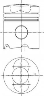 Поршень KOLBENSCHMIDT 99343600