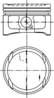 Поршень KOLBENSCHMIDT 99563621 (фото 1)