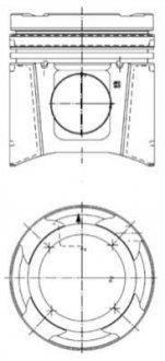 Поршень двигуна KOLBENSCHMIDT 99697600