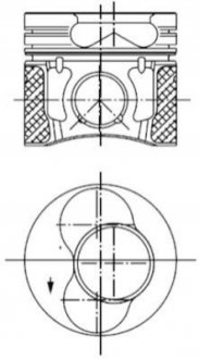 Поршня KOLBENSCHMIDT 99850600