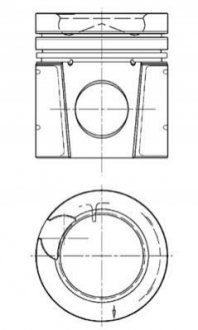 Поршень KOLBENSCHMIDT 99984600 (фото 1)