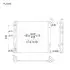Радіатор двигуна HYUNDAI IX35 KIA CARENS IV, SPORTAGE III, SPORTAGE IV 1.7D/2.0D 08.09-09.22 KOYORAD (PL812556) зображення 1