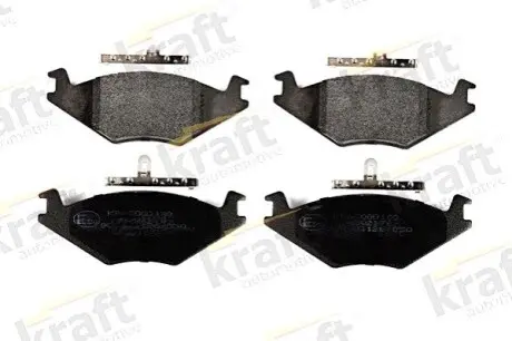 Колодки гальмівні (передні) Seat Cordoba/Ibiza 94-02/VW Golf/Jetta/Polo 81-94 KRAFT 6000180