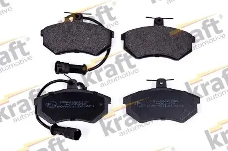 Колодки гальмівні (передні) Audi 80/100 -90 (з датчиком) KRAFT 6000330