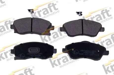 Комплект тормозных накладок, дисковое тормоз KRAFT 6001695