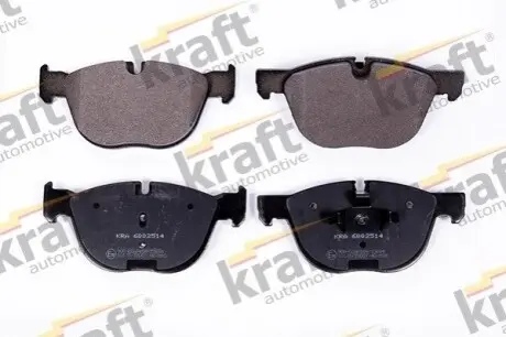 Колодки гальмівні (передні) BMW X4 (F26) 14-18/X5 (E70/F15/F85) 06-18/X6 (E71/E72/F16/F86) 08-19 KRAFT 6002514