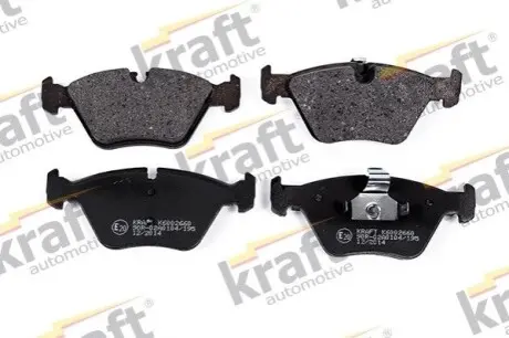 Колодки гальмівні (передні) BMW 3 (E46) 99-07/X3 (E83) 03-11/Z4 (E85/E86) 06-08 (Ate) KRAFT 6002660