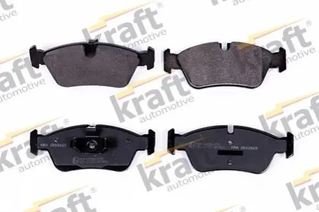 Колодки гальмівні (передні) BMW 1 (E87)/ 3 (E90) 04-11 KRAFT 6002665