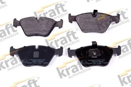 Колодки гальмівні (передні) BMW 3 (E36/E46) 92-06/5 (E34) 87-96/7 (E32) 87-94/Z3 (E36) 97-03 KRAFT 6002700
