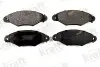 Колодки гальмівні (передні) Renault Kangoo 97-/Nissan Kubistar 03 KRAFT (6005250) зображення 1