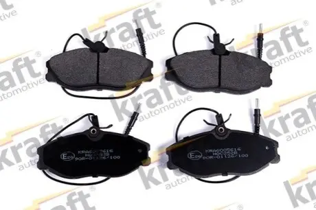 Колодки гальмівні (передні) Citroen Xsara/Peugeot 406 96-05 (Lucas-Girling) (з датчиками) KRAFT 6005616