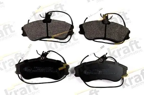 Колодки гальмівні (передні) Citroen Berlingo 96-11/Xsara/Peugeot 306 93-05/Partner 96-15 (+датчики) KRAFT 6006050