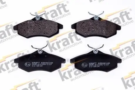Колодки гальмівні (передні) Citroen C2 03-12/Citroen С3 02 KRAFT 6006140