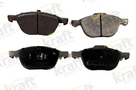 Комплект гальмівних колодок (передніх) Ford Focus II-III/Kuga/Connect/Mazda 3/5/Volvo C30/C70/S40 03 KRAFT 6006415