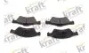 Тормозные колодки дисковые 23640 KRAFT (6008531) изображение 1