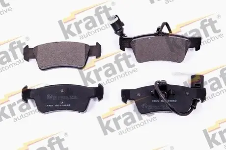 Колодки гальмівні (задні) VW Touareg 02-10 (+датчики) замінено на 0 986 494 309 KRAFT 6010892