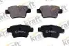 Колодки гальмівні (задні) Citroen C4 04-11/Peugeot 207 06-13/307 00-12 KRAFT (6016000) зображення 1