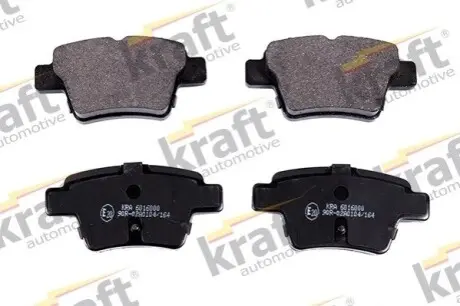 Колодки гальмівні (задні) Citroen C4 04-11/Peugeot 207 06-13/307 00-12 KRAFT 6016000