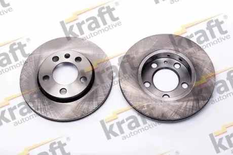 Диск гальмівний (передній) Skoda Octavia/Fabia/VW Polo 1.2-1.4 99- (238,7x18) KRAFT 6040460