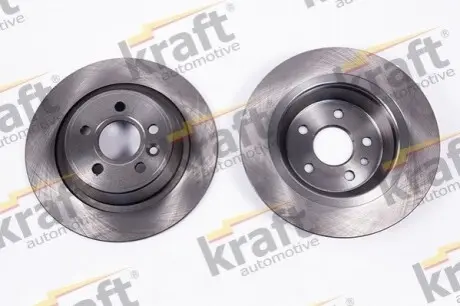 Диск гальмівний (задній) Ford Focus/Galaxy/Kuga/Mondeo 08-/Range Rover 11- (302x11) KRAFT 6042003
