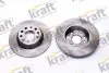 Диск гальмівний (задній) Audi A3/Skoda Octavia/Superb/VW Golf/Passat 03- (282x12) (з покр.) (повний) KRAFT (6050270) зображення 1