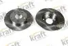 Диск гальмівний (задній) Opel Astra G/H 98-/Meriva A/B 03-/Zafira A/B 99- (264x10) KRAFT (6051570) зображення 1