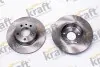 Диск гальмівний (задній) Fiat Bravo/Stilo 01-14 (251.2x10) KRAFT (6053010) зображення 1