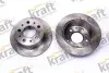 Диск гальмівний (задній) Citroen Jumper/Fiat Ducato/Peugeot Boxer 94- (280x16) (повний) (18Q) KRAFT (6053110) зображення 1