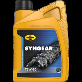 Трансмиссионное масло Syngear GL-4 / 5 75W-90 полусинтетическое 1 л KROON OIL 02205