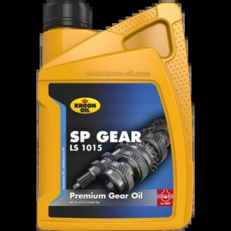 Трансмиссионное масло SP Gear LS 1015 GL-4 GL-5 MT-1 75W-90 синтетическое 1 л KROON OIL 32704 (фото 1)