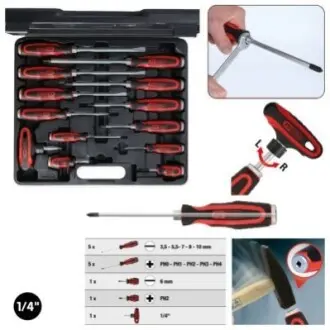 Набір викруток ударних 13шт ERGOTORQUE max KS TOOLS 1511150