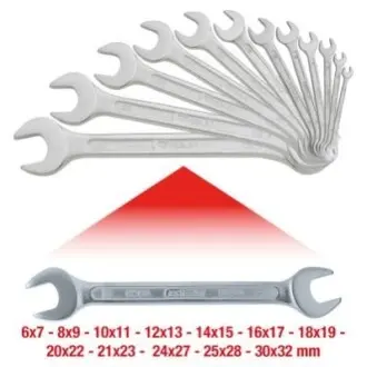 Набір ключів рожкових 12шт KS TOOLS 5170125