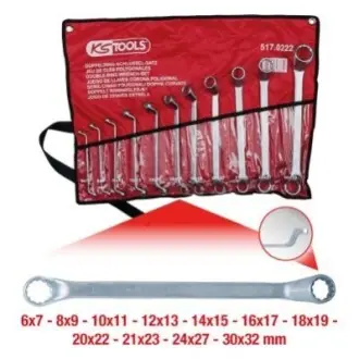 Набір накидних ключів 6-32мм 11шт KS TOOLS 5170222