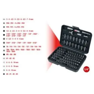 Набір біт 1/4 100 шт KS TOOLS 9112026