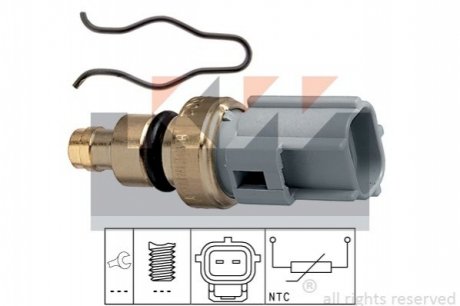 Датчик температуры охлаждения жидкости. Датчик, температура охлаждающей воды. Датчик, температура охлаждающей жидкости KW 530302 (фото 1)