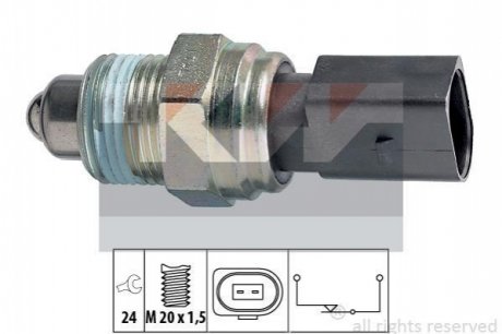 Датчик заднего хода (аналог EPS 1.860.205 /Facet 7.6205) KW 560 205